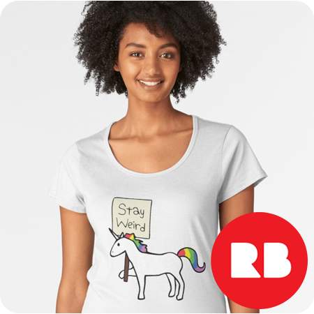 Example of a Horned Warrior Friends T-shirt on Redbubble